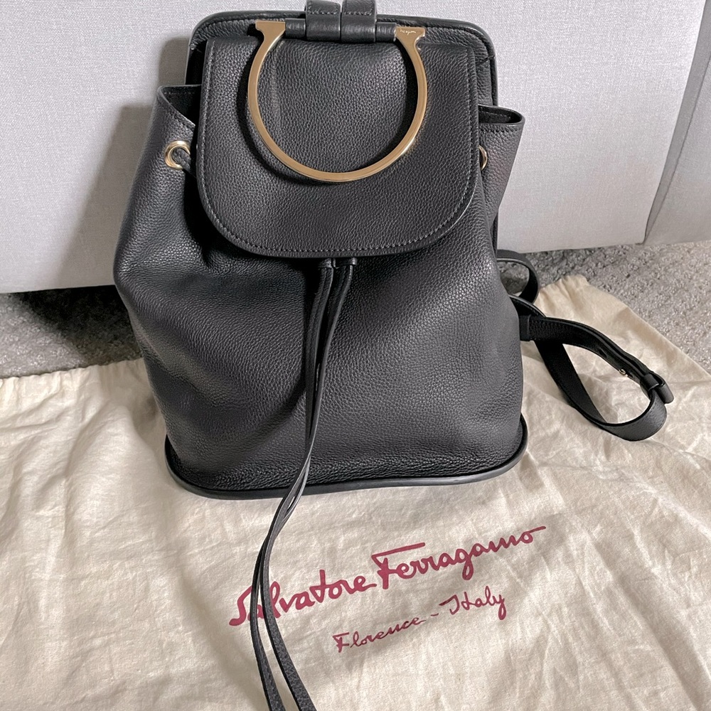 Authentic Salvatore Ferragamo Odette Backpack
